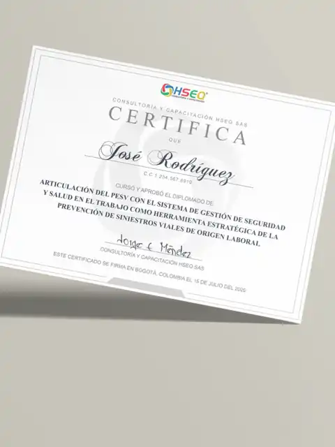 Certificado Diplomado 120 horas
