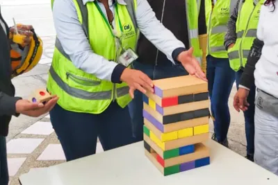 Actividad ludica de jenga
